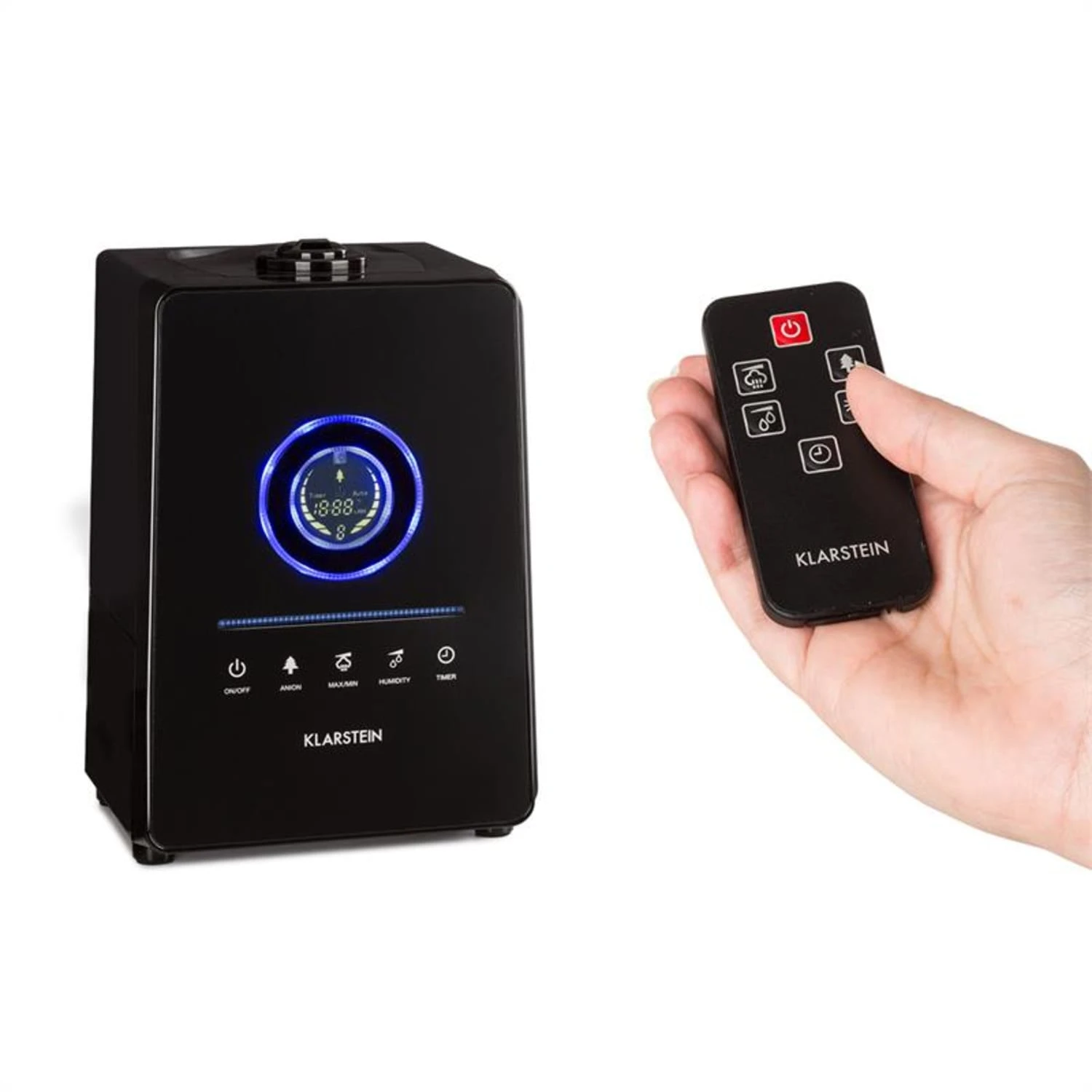 Monaco Digitaler Ultraschall-Luftbefeuchter Schwarz – Bild 5