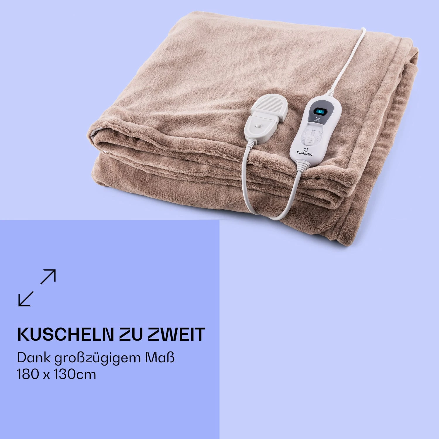 Dr. Watson XL Heizdecke 120 W 3 Stufen 180 X 130 Cm Bedienteil – Bild 5