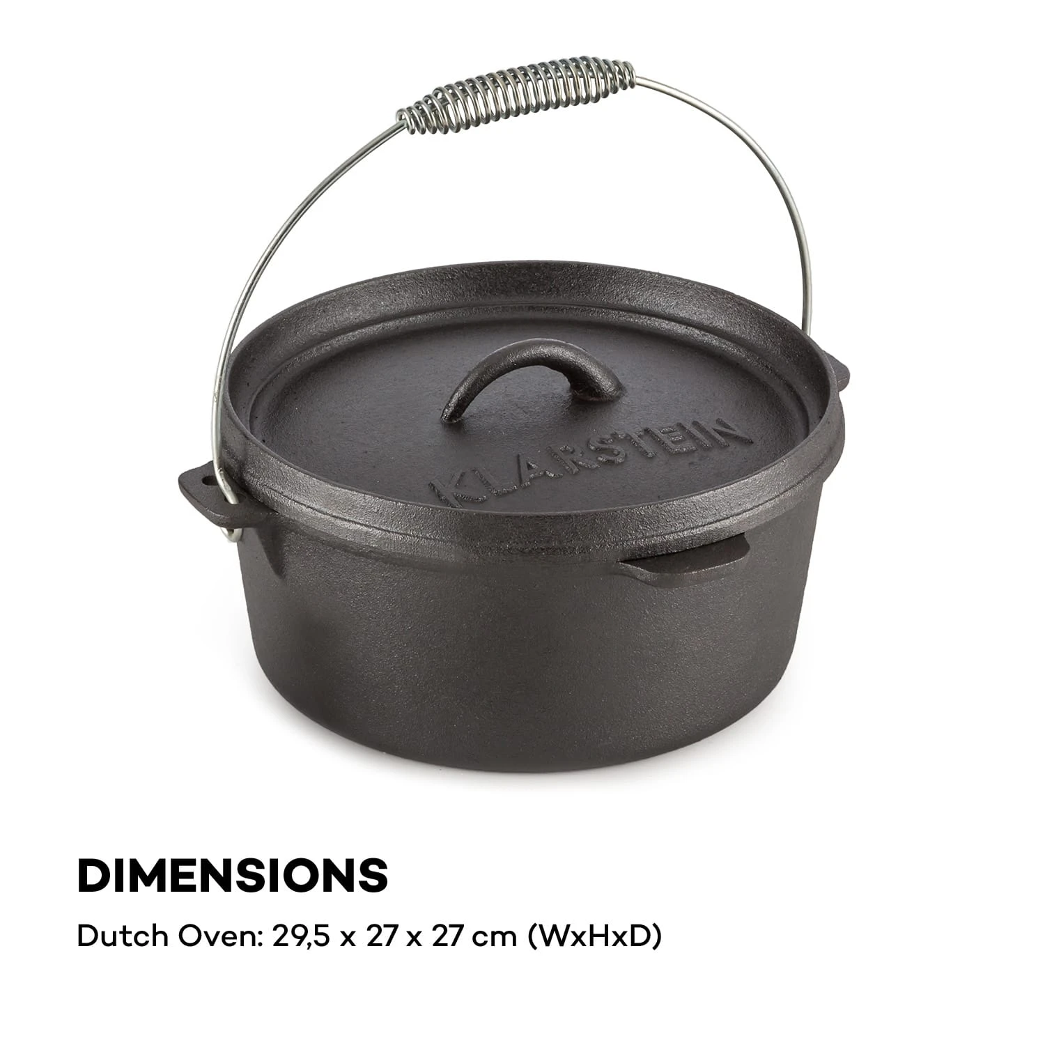 Hotrod 45 Dutch Oven BBQ-Topf 4,5 Qt / 4 Liter Gusseisen Schwarz – Bild 8