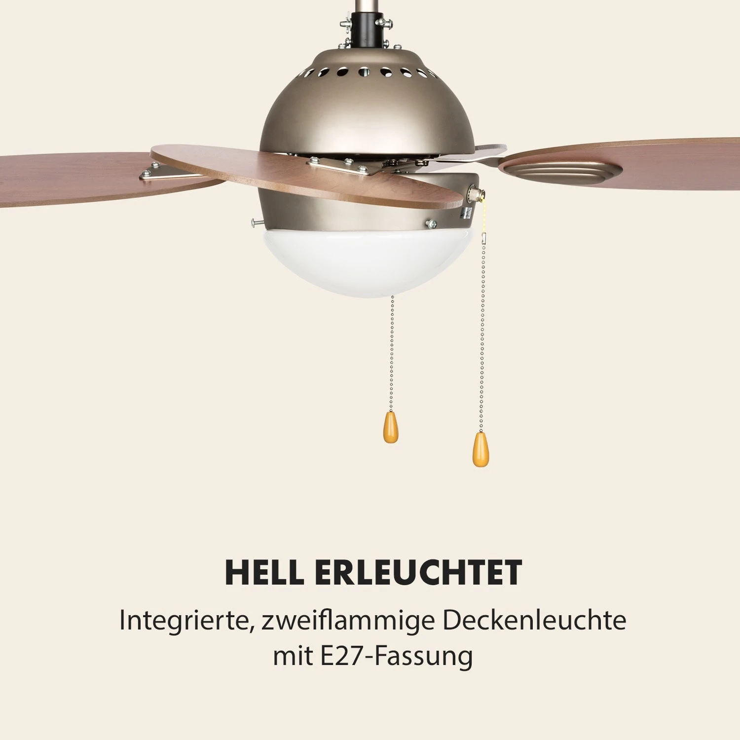 Valderama Deckenventilator & Lampe Ø 42" (107 Cm ) 7480 M³/h 55 DB – Bild 3