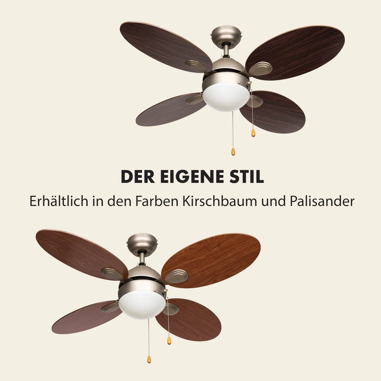 Valderama Deckenventilator & Lampe Ø 42" (107 Cm ) 7480 M³/h 55 DB – Bild 7