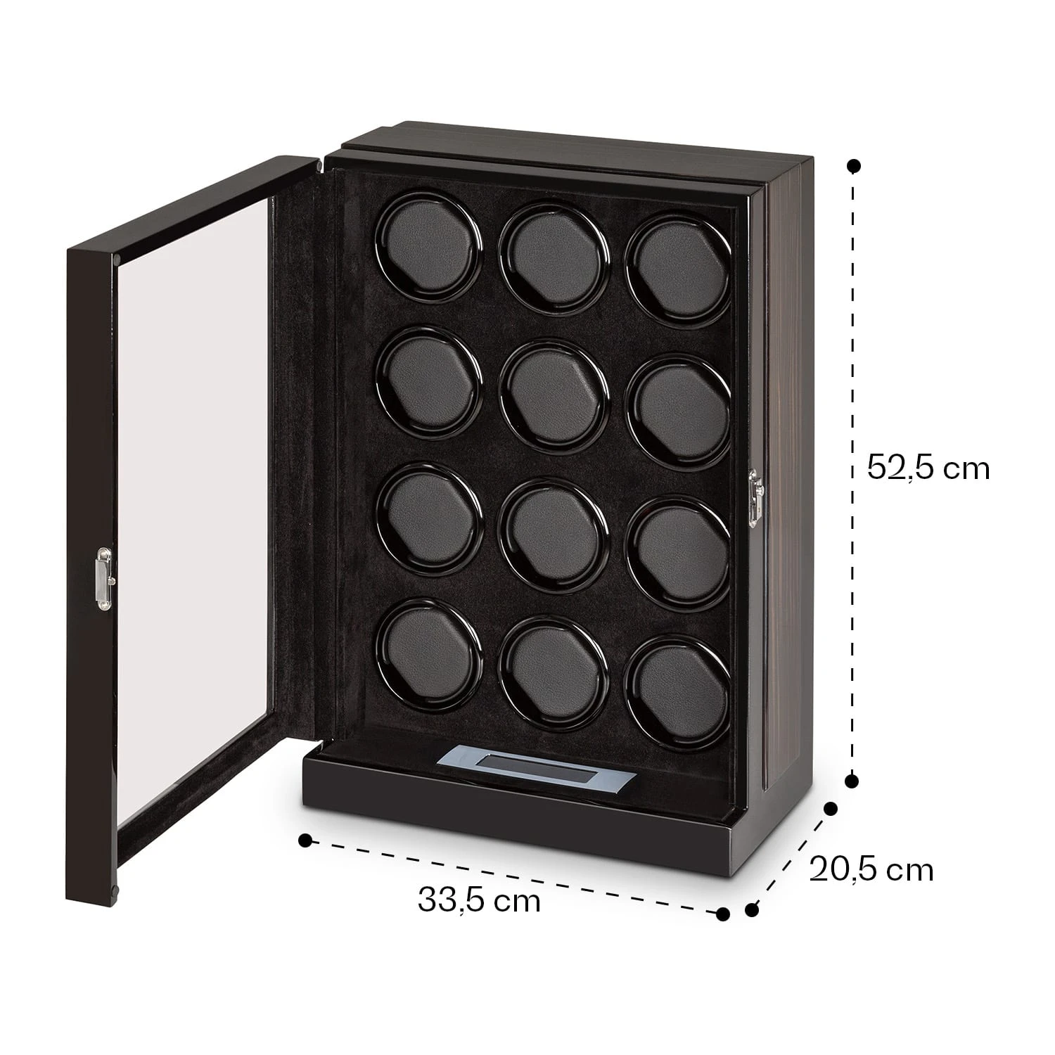 Klagenfurt Uhrenbeweger Rechts-Links-Lauf 12 Uhren LED Touch-Display – Bild 8