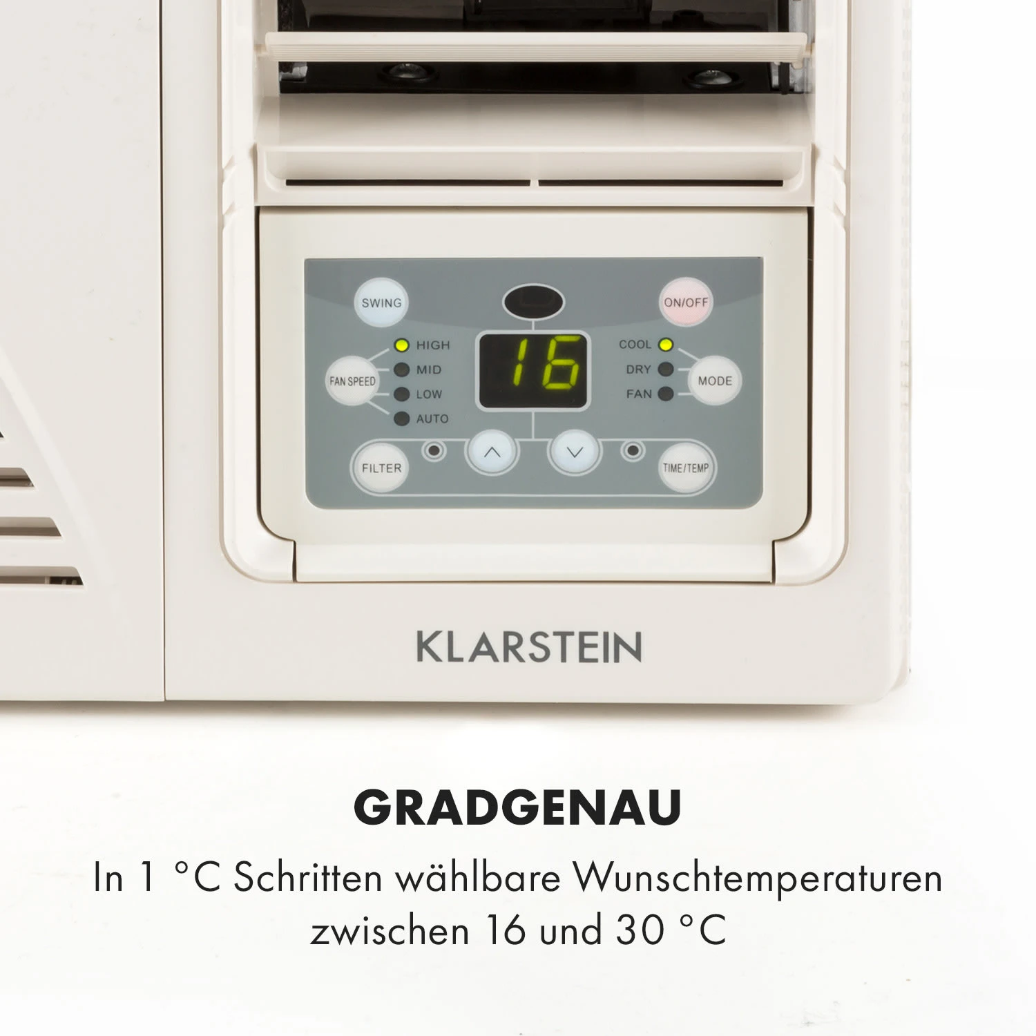 Frostik Fenster-Klimagerät 9.000 BTU/2,7 KW EEC A Fernbedienung – Bild 6
