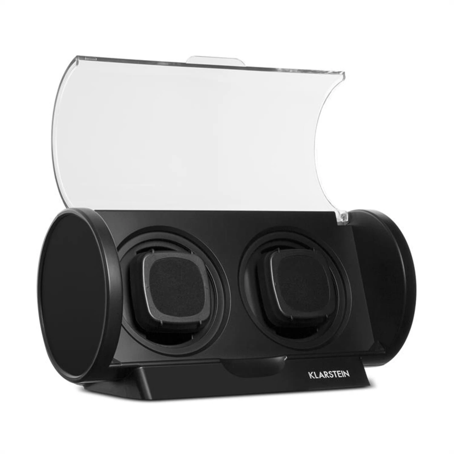 Lugano Uhrenbeweger Kunststoff 2 Uhren 4 Modi Schwarz – Bild 2