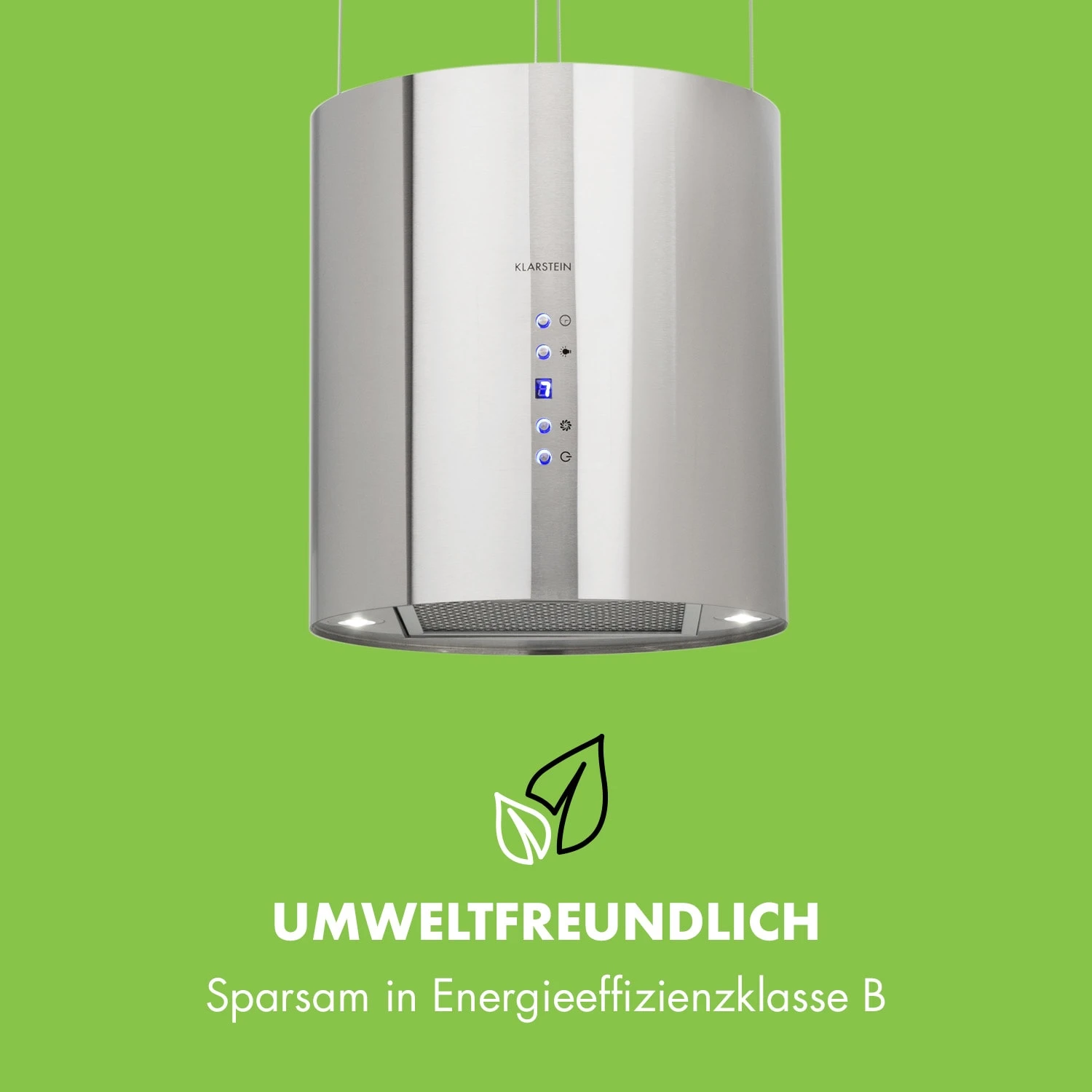 Barett Inselabzugshaube Ø35cm Umluft 558 M³/h LED Aktivkohlefilter – Bild 6