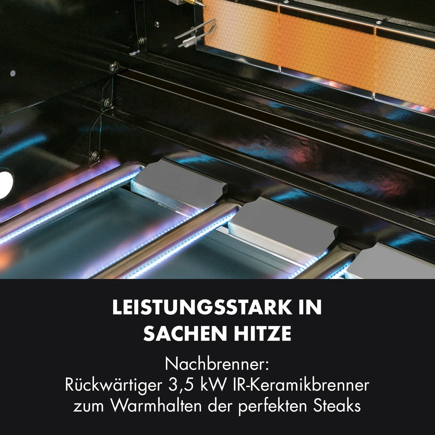 Tomahawk 4.2 SBG Gasgrill 6 Brenner 20,7 KW 64x42cm Grill Edelstahl – Bild 4