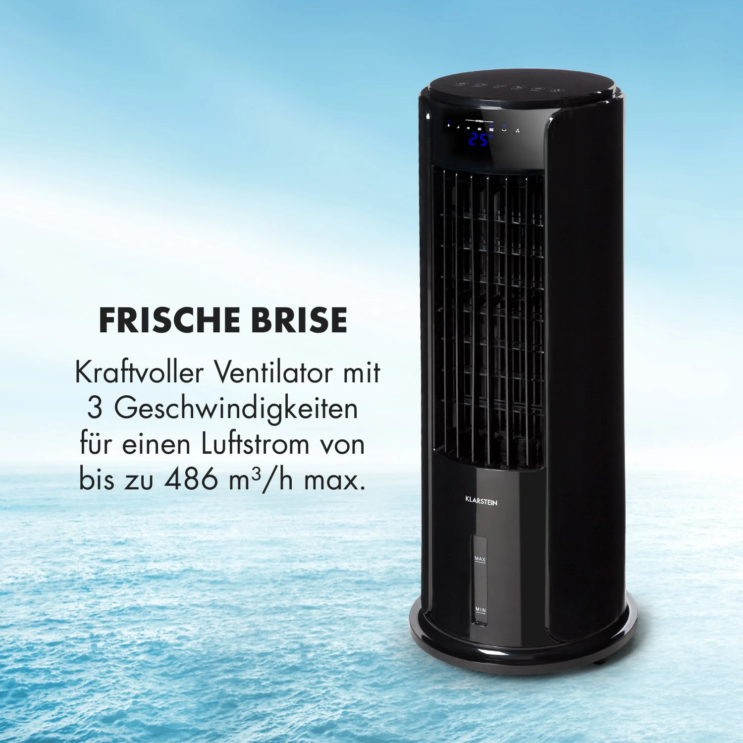 Skyscraper Horizon Luftkühler Ventilator 60W 486m³/h 3,5L Tank – Bild 5