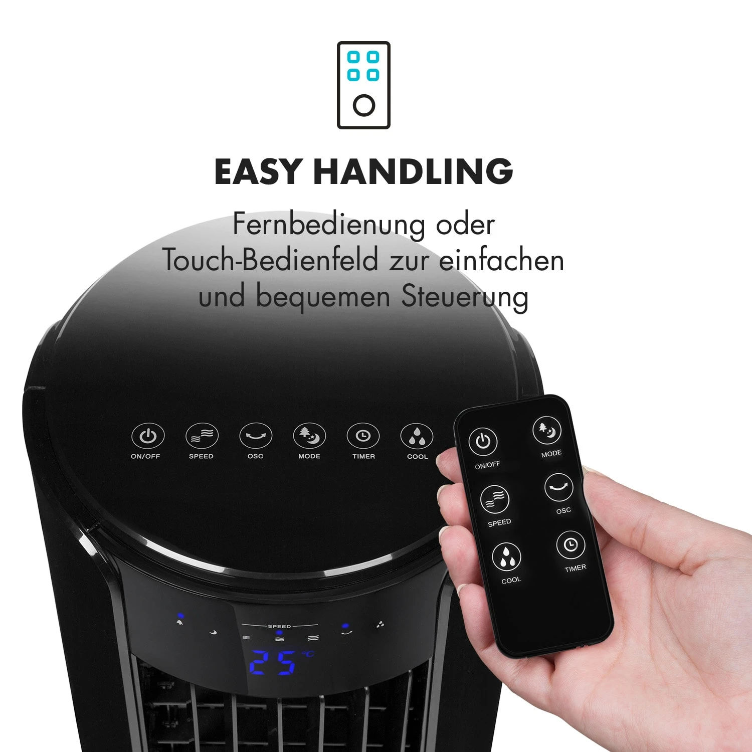 Skyscraper Horizon Luftkühler Ventilator 60W 486m³/h 3,5L Tank – Bild 9