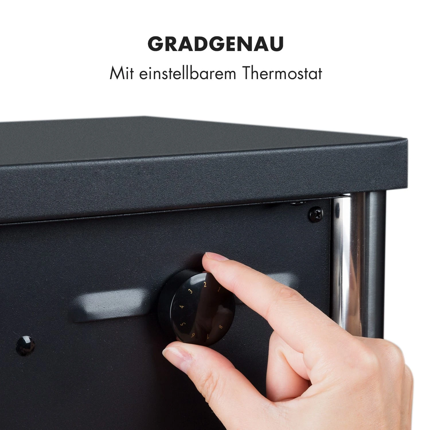 Copenhagen Elektrischer Kamin 950/1900W Thermostat Glasfront – Bild 4
