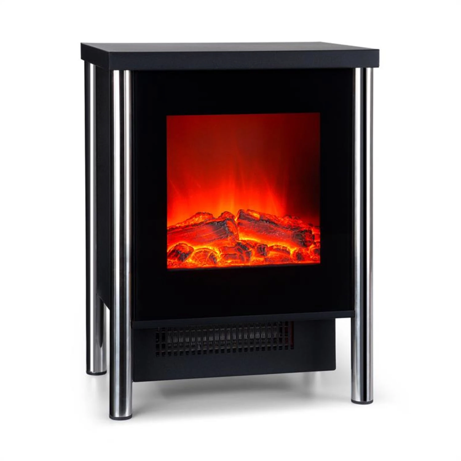 Copenhagen Elektrischer Kamin 950/1900W Thermostat Glasfront