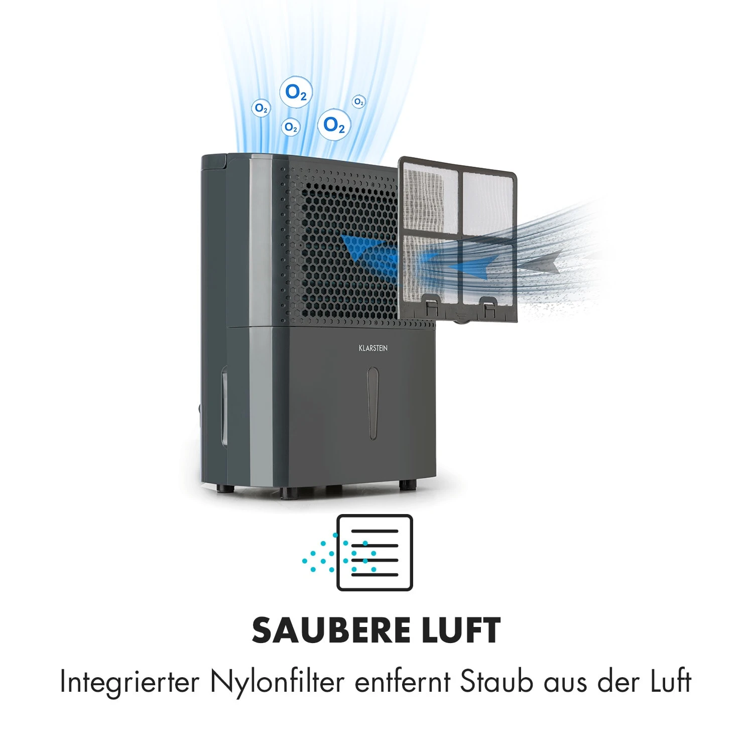 DryFy 10 Luftentfeuchter Dehumidifier 240W 10l/d 100m³/h 15-20m² – Bild 8