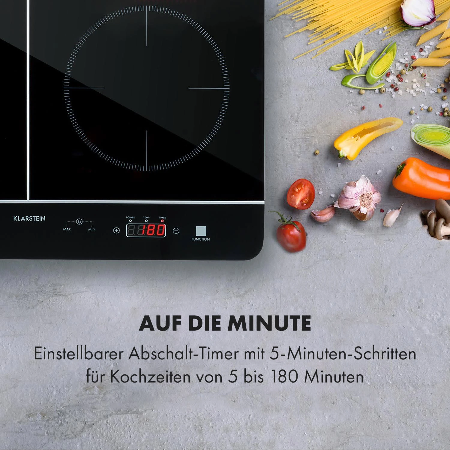 VariCook Neo Induktions-Doppelkochfeld 3500W SenseControl Glaskeramik – Bild 6