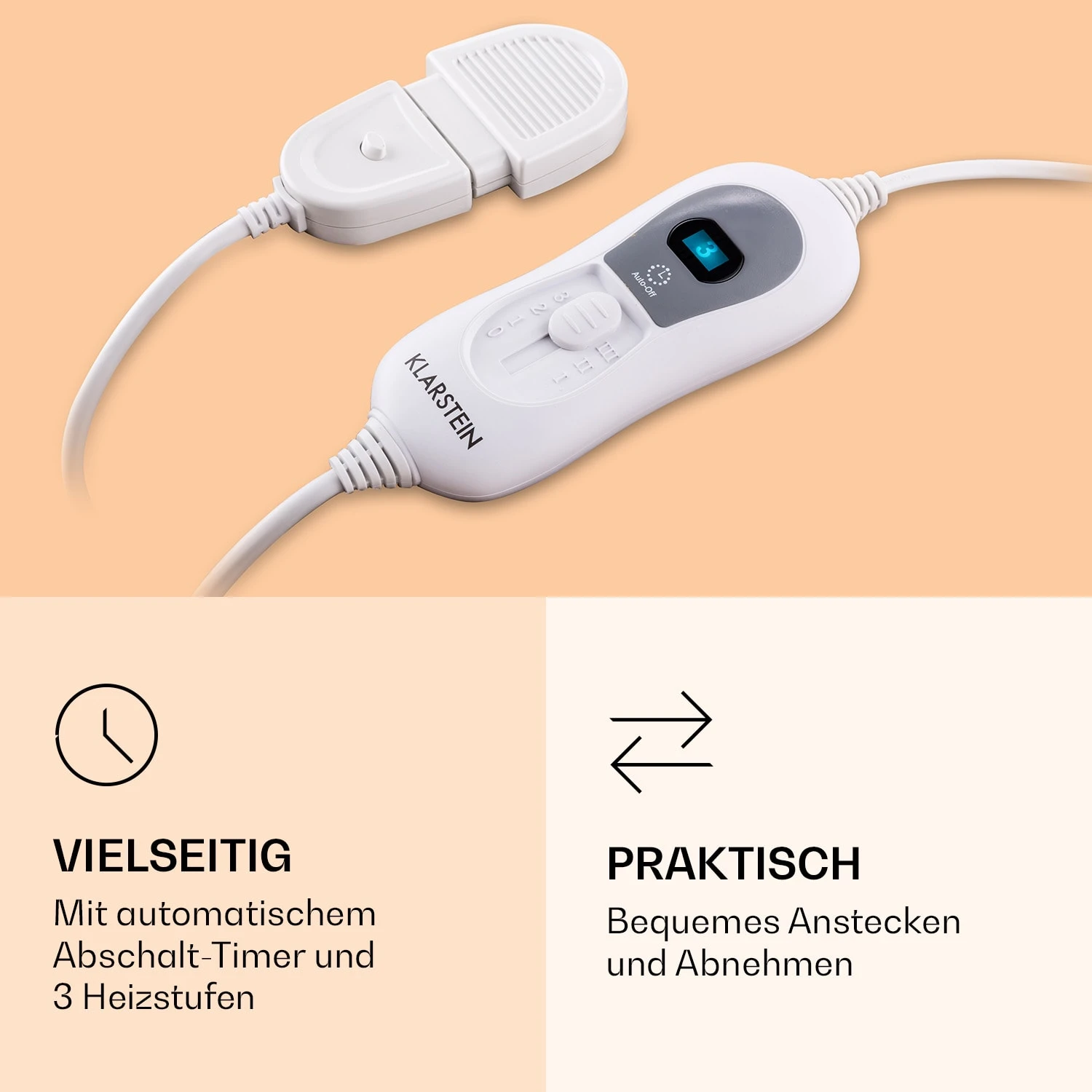 Fernbedienung Für Dr. Watson XL & XXL Heizdecke Ersatzteil LED-Display 2 M Abnehmbar – Bild 3