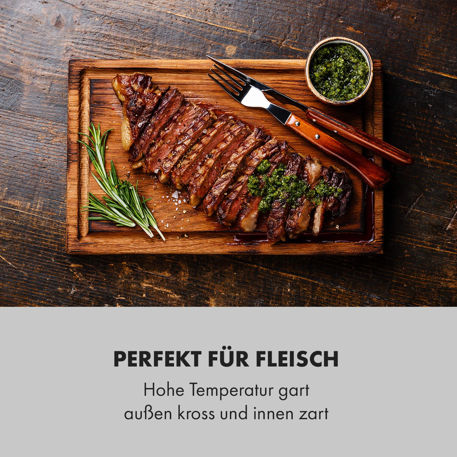 Crossfire Vertikaler Gasgrill 800°C Infrarot-Brenner 12.000 BTU Silber – Bild 8