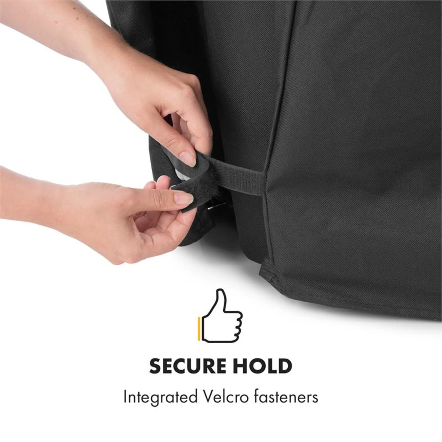 Beef Brisket Wetterschutzhaube Oxford Canvas Schwarz – Bild 3