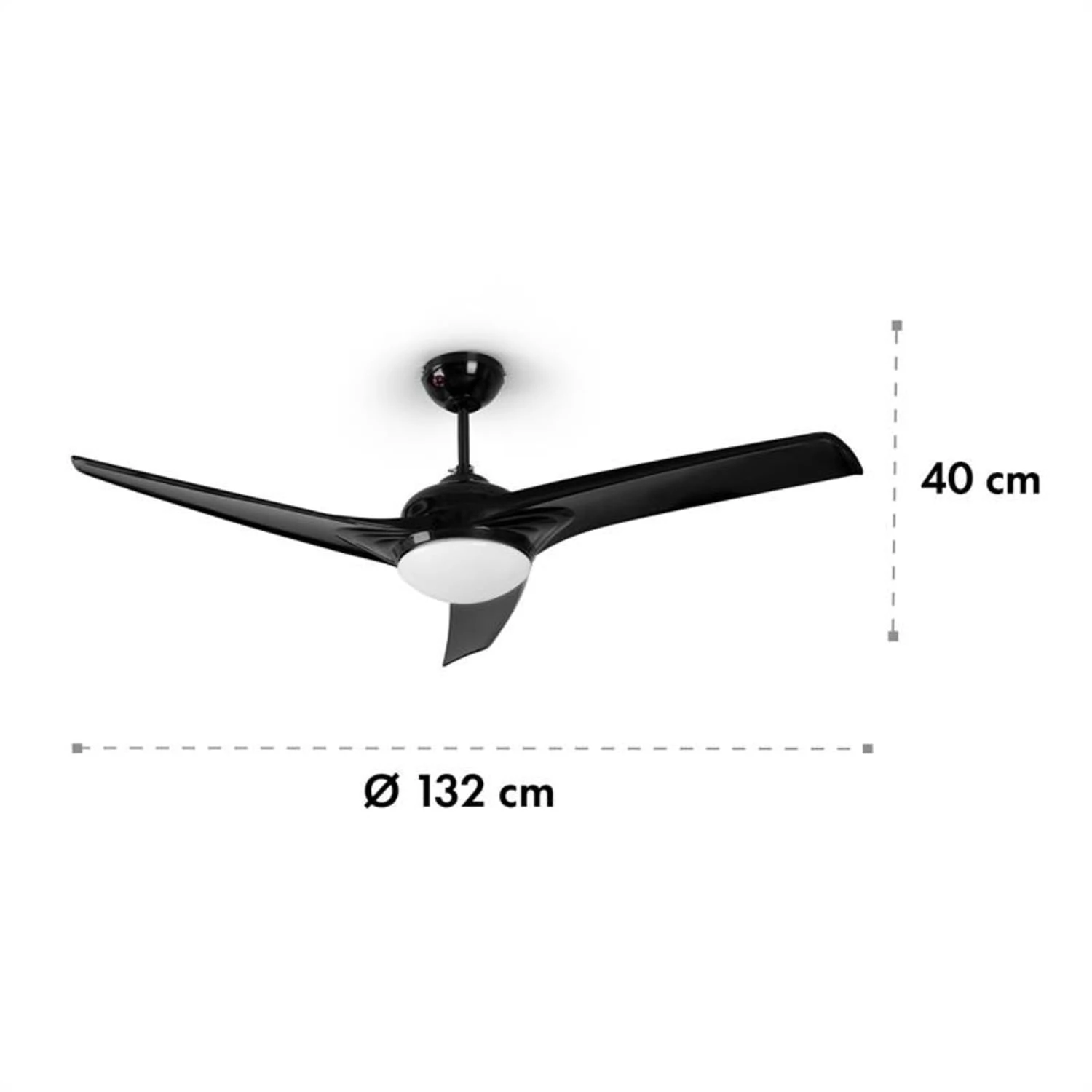 Klarstein Figo Deckenventilator 2-in-1 Mit Deckenleuchte Ø 132 Cm – Bild 7