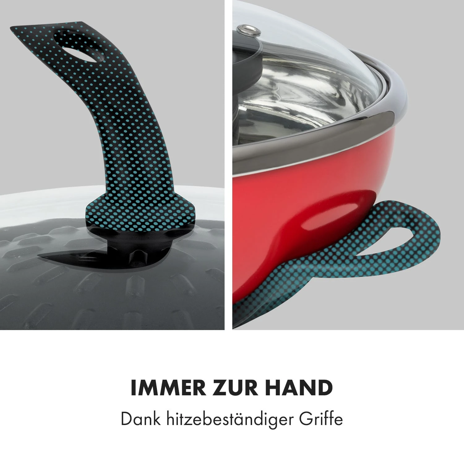 Szechuan Hot Pot Und Grillplatte 5l Vol. 1350 W, 600 W Rot – Bild 8