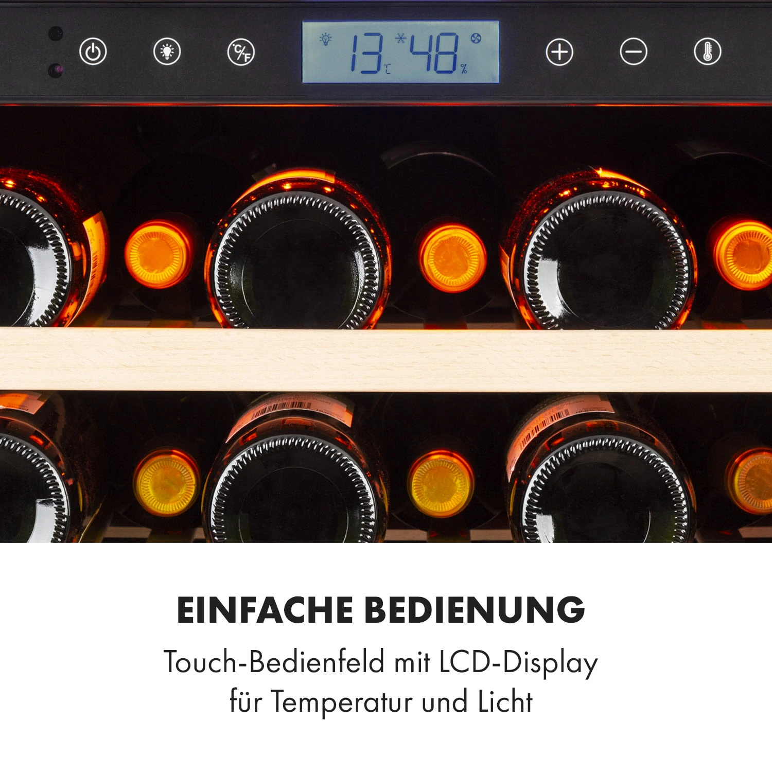 Vinovilla Grande 165 Built-in Uno Onyx Weinkühlschrank 433 Ltr 165 Fl. – Bild 4