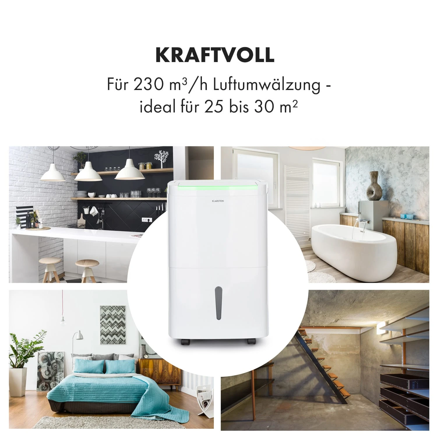 DryFy Connect 30 Luftentfeuchter WiFi Kompression 30l/d 25-30m² – Bild 7