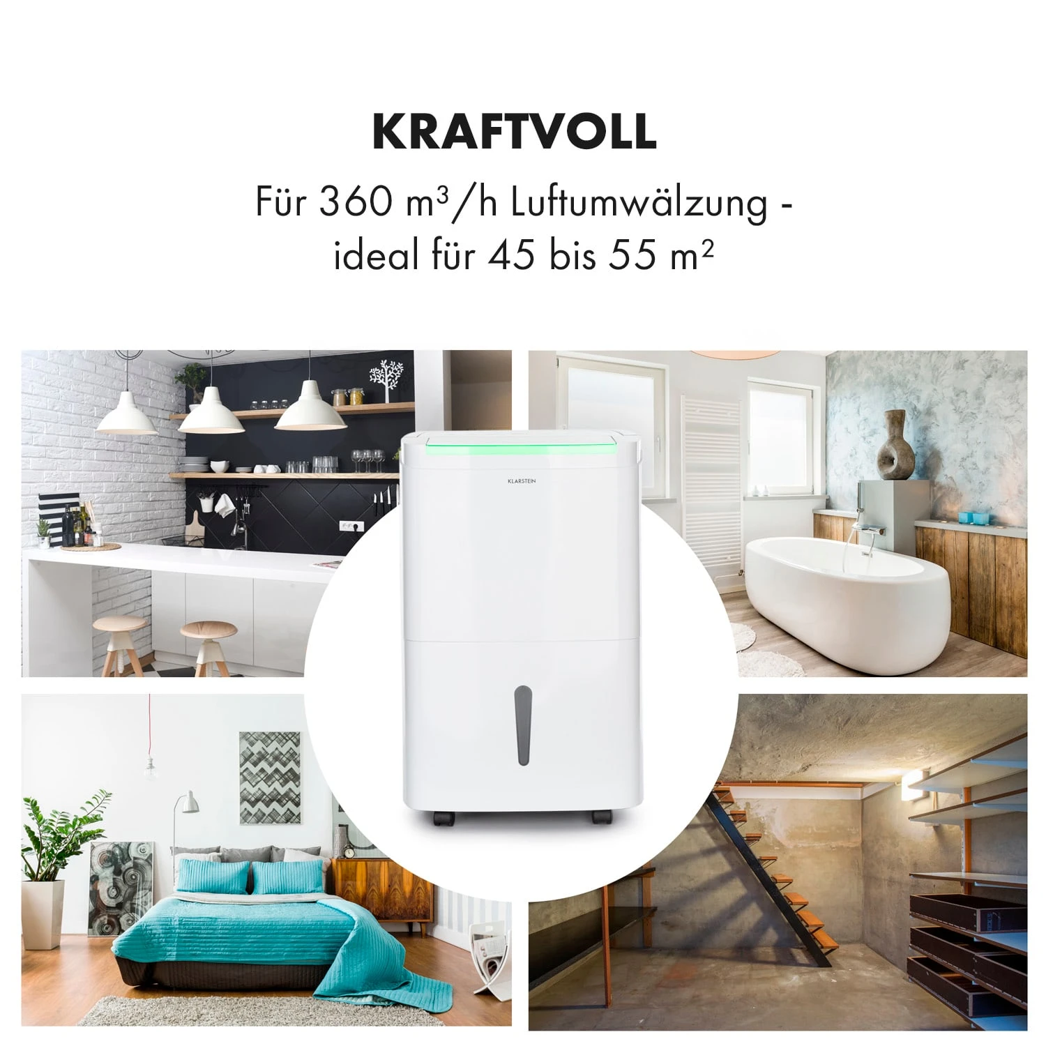DryFy Connect 50 Luftentfeuchter WiFi Kompression 50l/d 45-55m² – Bild 7