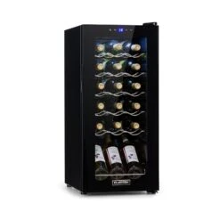 Shiraz 18 Slim Uno Weinkühlschrank 50l 18Fl Touch-Bedienfeld 5-18°C