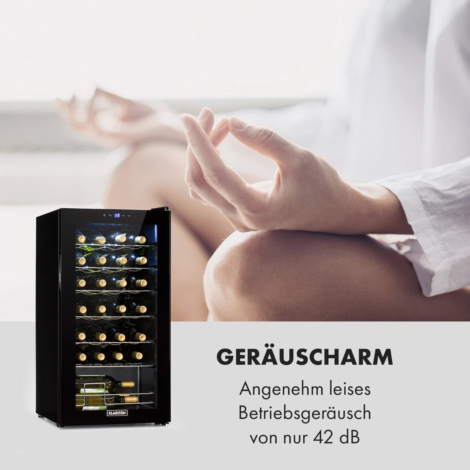 Shiraz 28 Uno Weinkühlschrank 74l 28Fl Touch-Bedienfeld 5-18°C – Bild 9