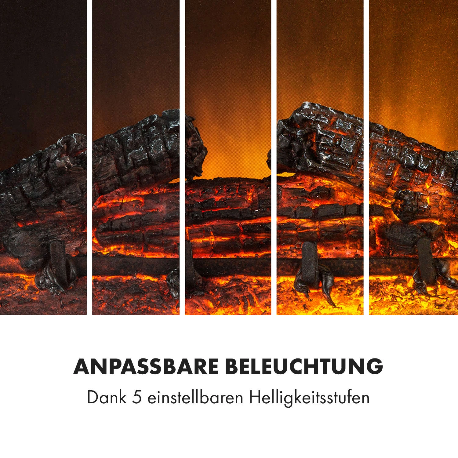 Etna Elektrokamin 1800W Wochentimer Fernbedienung LED – Bild 7