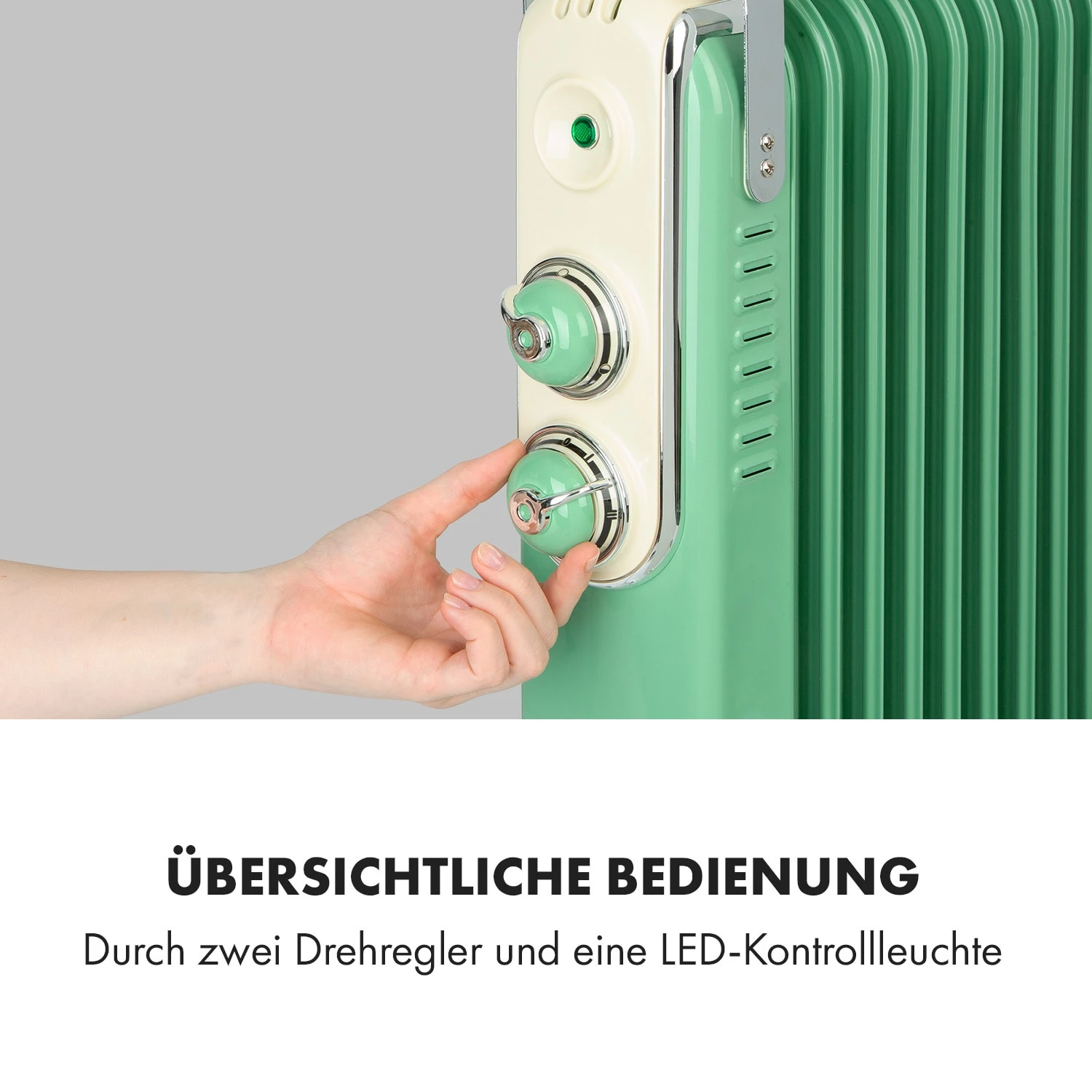 Thermaxx Retroheat Ölradiator 2500W Bodenrollen – Bild 5