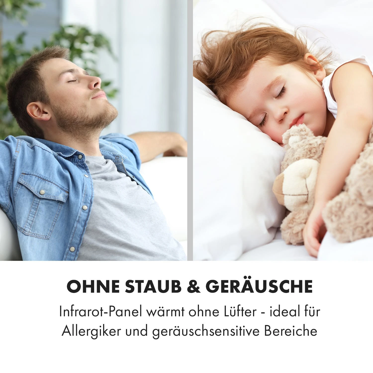 Wonderwall Air Art Smart Infrarotheizung 80x60cm 500W Wandmontage Berg – Bild 4