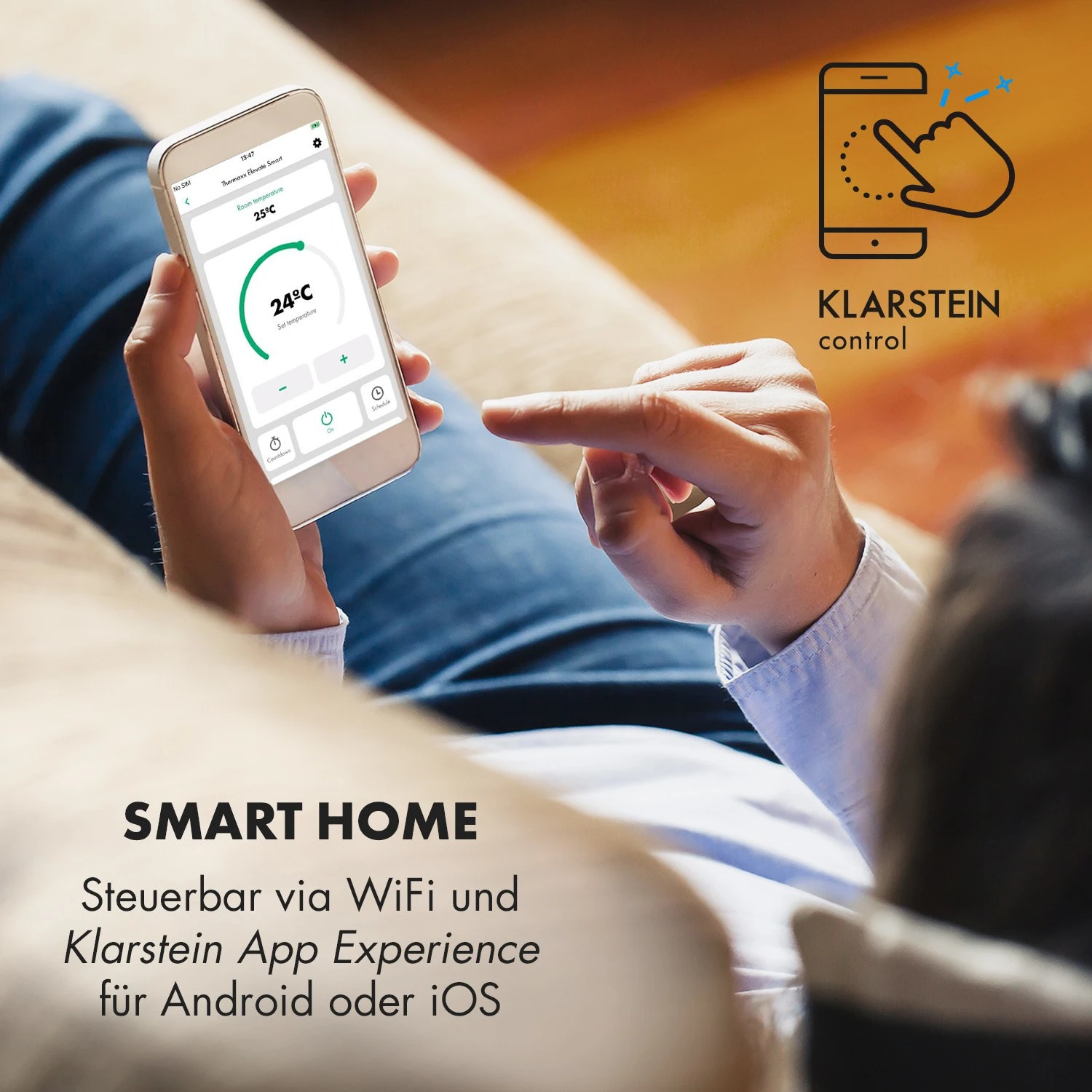 Thermaxx Elevate Smart Ölradiator 2720W 7-35 °C 24h-Timer App-Steuerung – Bild 2