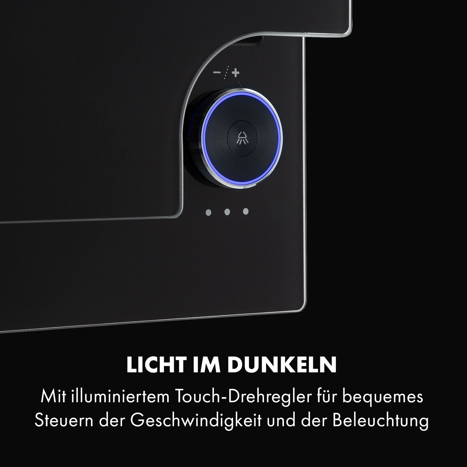 Amelia Dunstabzugshaube 123W 60x47x23,5cm LED-Beleuchtung Touch Glas – Bild 4
