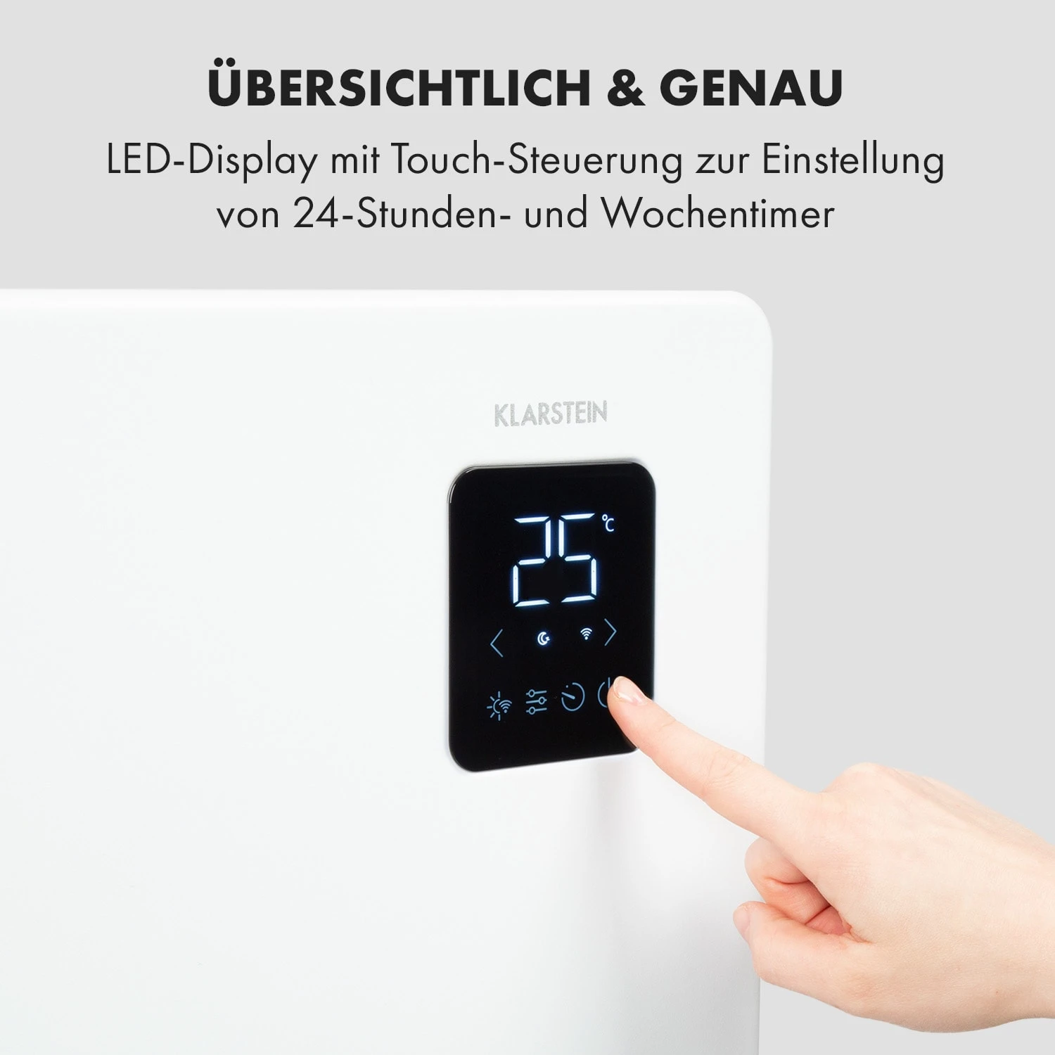 Bansin Smart 1500 Konvektionsheizgerät 1500W App-Steuerung – Bild 4