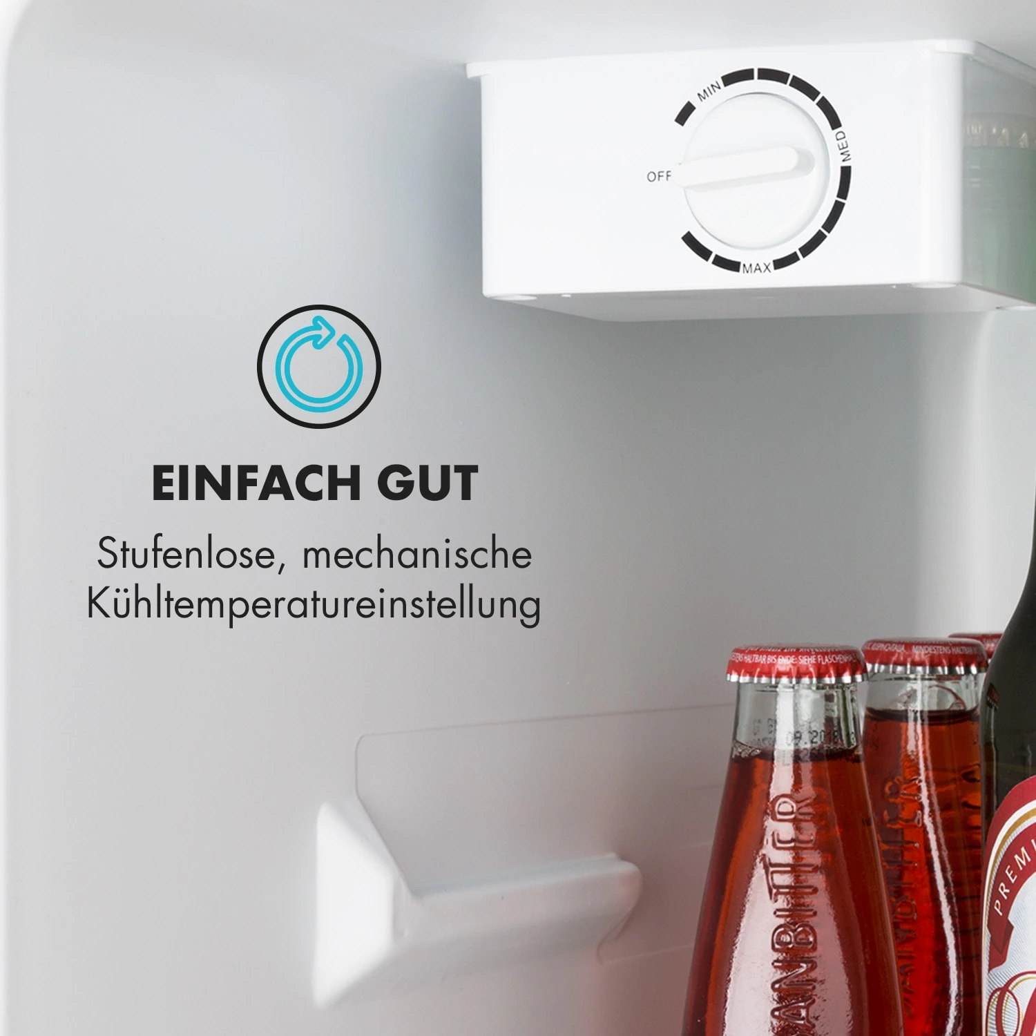 Cool Kid Mini-Kühlschrank Mit 4-L-Gefrierfach 66 Liter 41dB – Bild 6