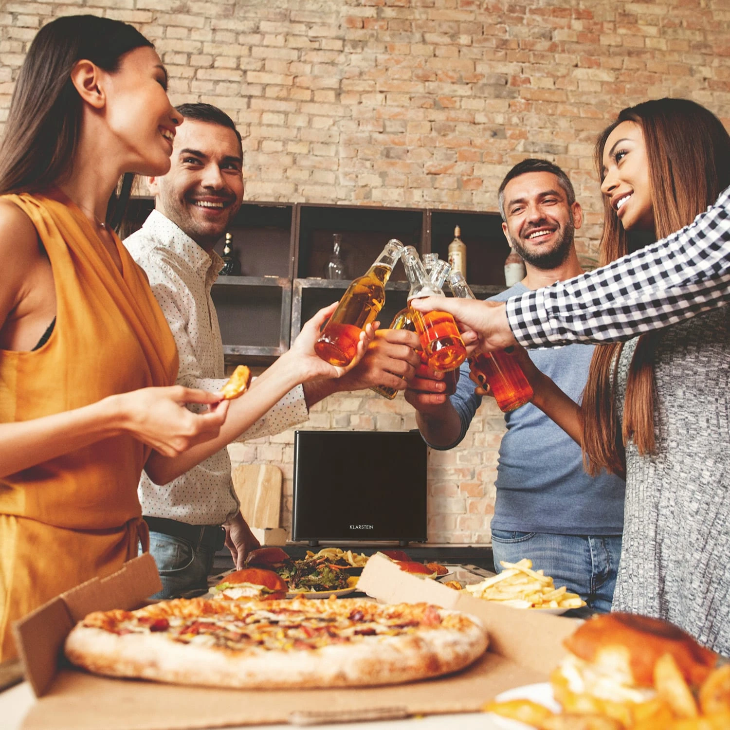 Geheimversteck Mini-Kühlschrank 2 Ebenen 17Ltr. 26dB Thermoelektrisch – Bild 2