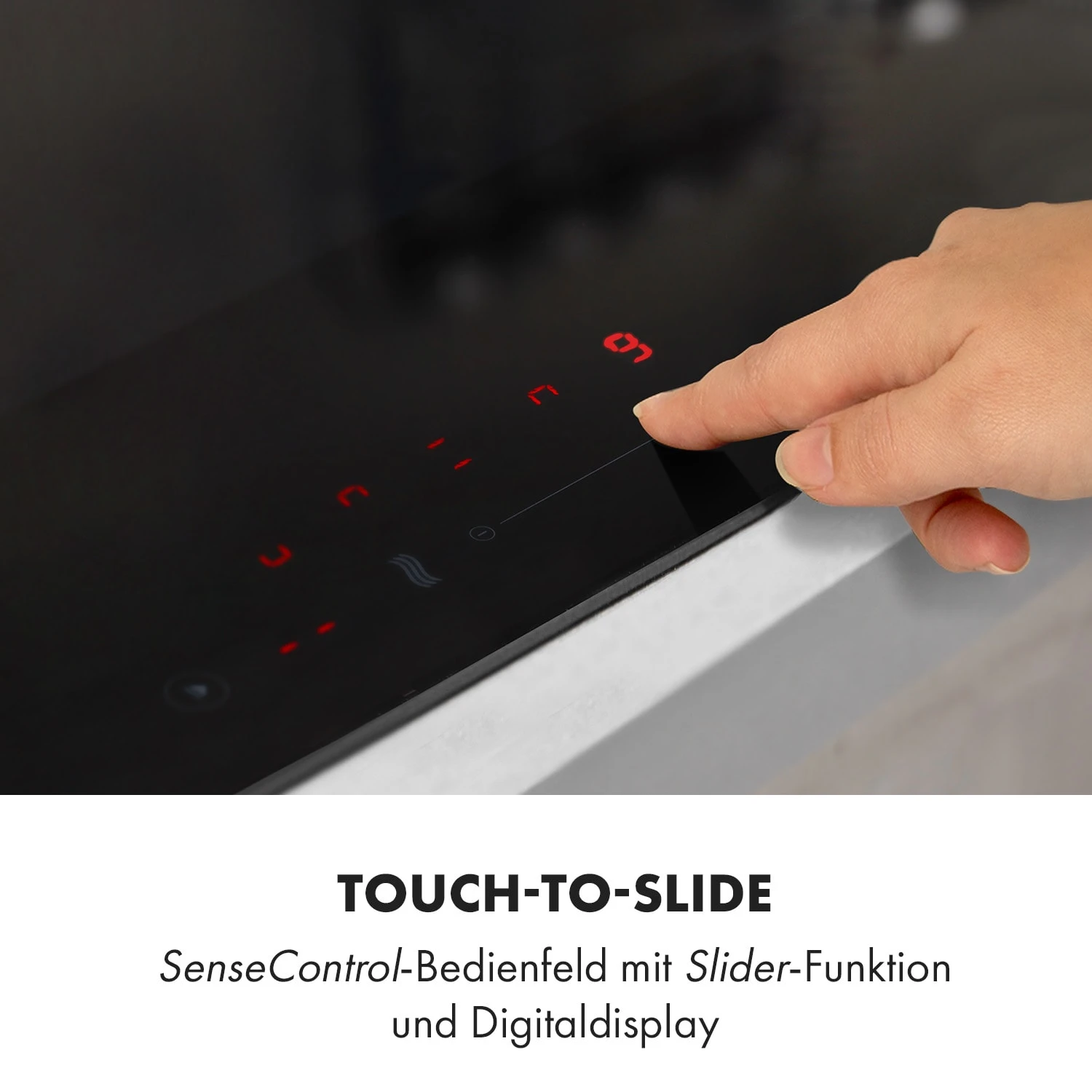Delicatessa 90 Slim Einbaukochfeld Induktion 4 Zonen 7000W Autark – Bild 6