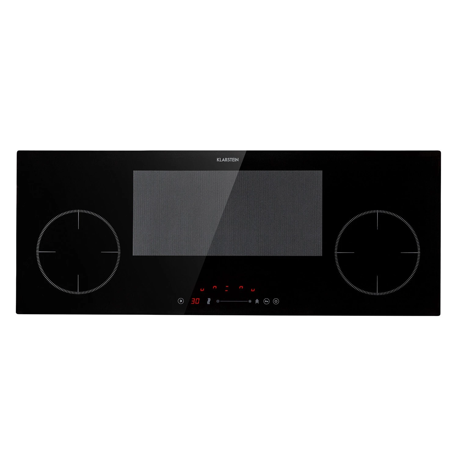 Delicatessa 90 Slim Einbaukochfeld Induktion 4 Zonen 7000W Autark