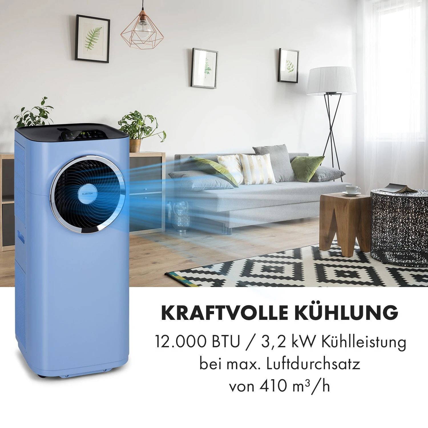 Kraftwerk Smart 12K Klimaanlage 3-in-1 12000 BTU App – Bild 3