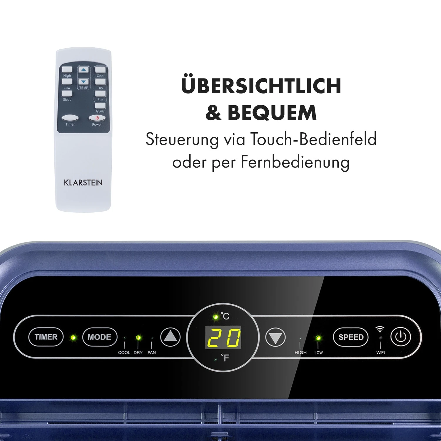 Metrobreeze New York Smart 7k Mobile Klimaanlage 7000 BTU/2,1 KW – Bild 7