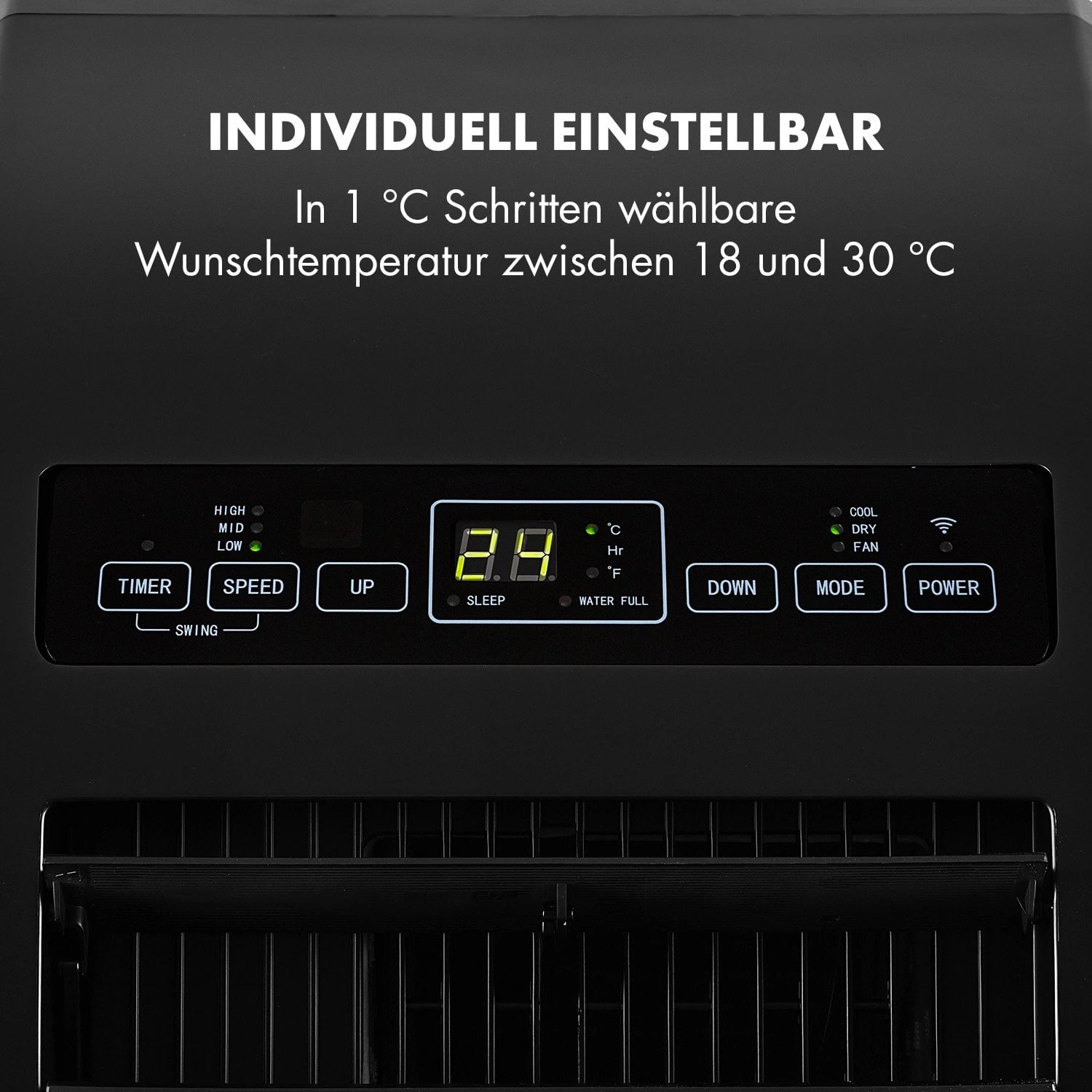 Metrobreeze Rom Smart Mobile Klimaanlage 10.000 BTU 3 KW Fernbedienung – Bild 4