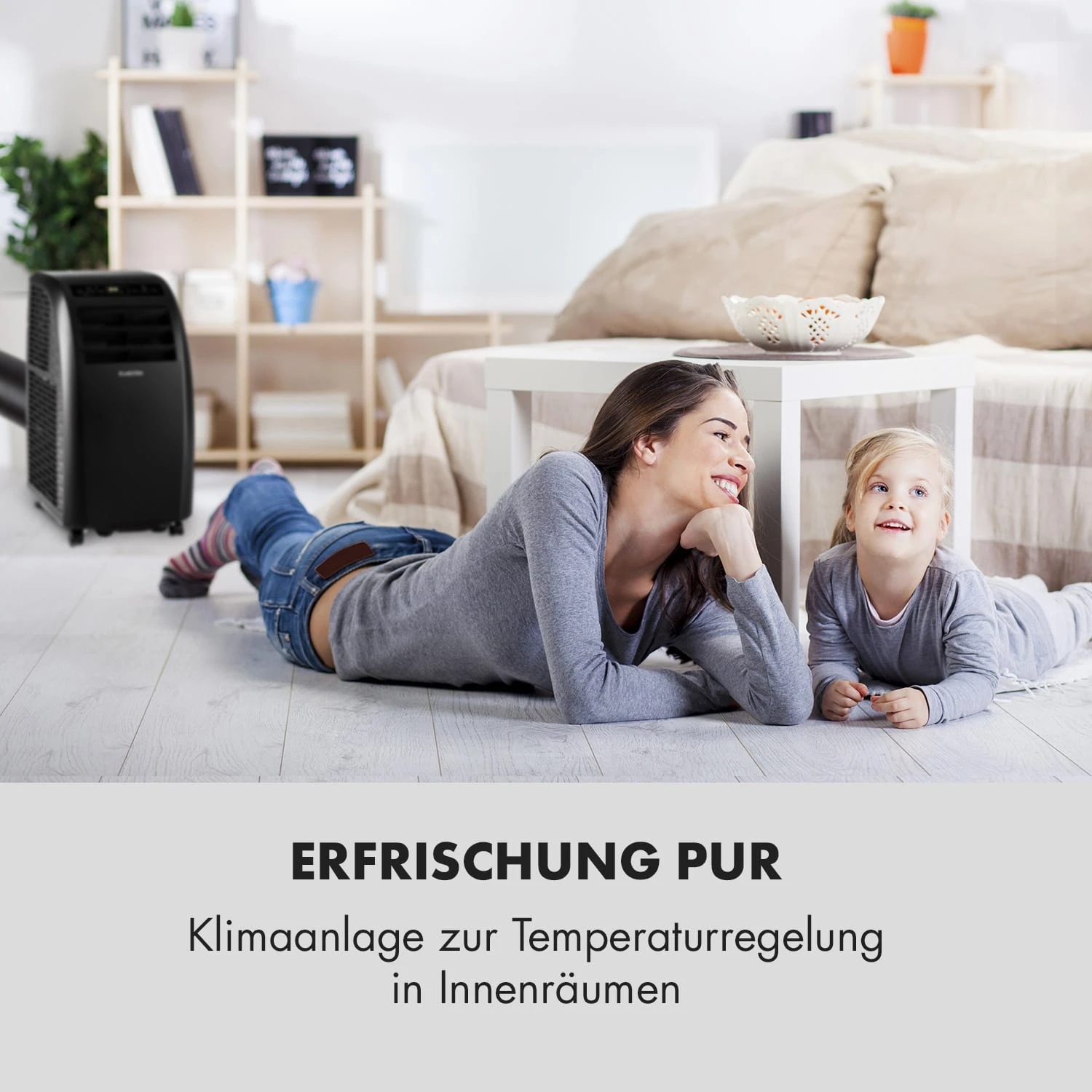 Metrobreeze Rom Smart Mobile Klimaanlage 10.000 BTU 3 KW Fernbedienung – Bild 6