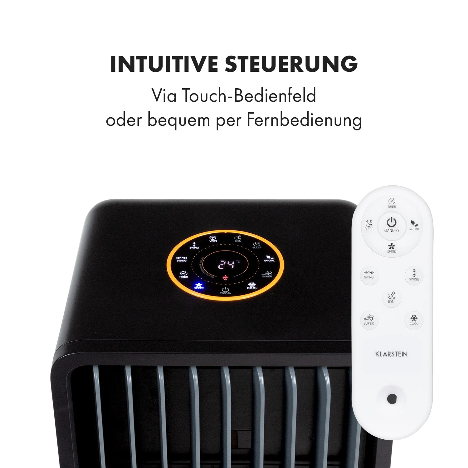 Maxflow Smart 3-in-1 Luftkühler 5L WiFi Fernbedienung 2x Eispack – Bild 6