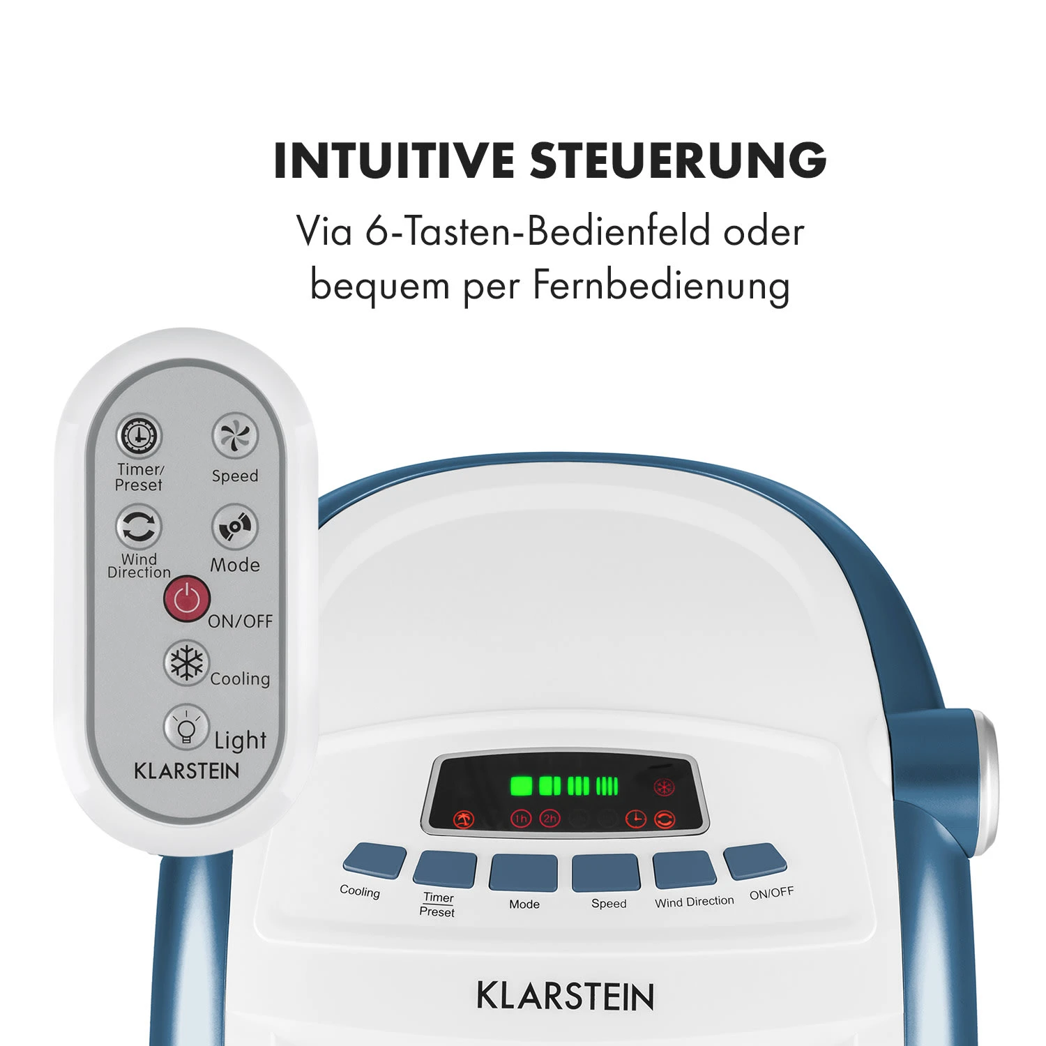 Maxfresh Ocean Ventilator Luftkühler 6L 65W Fernbedienung 2x Eispack – Bild 7