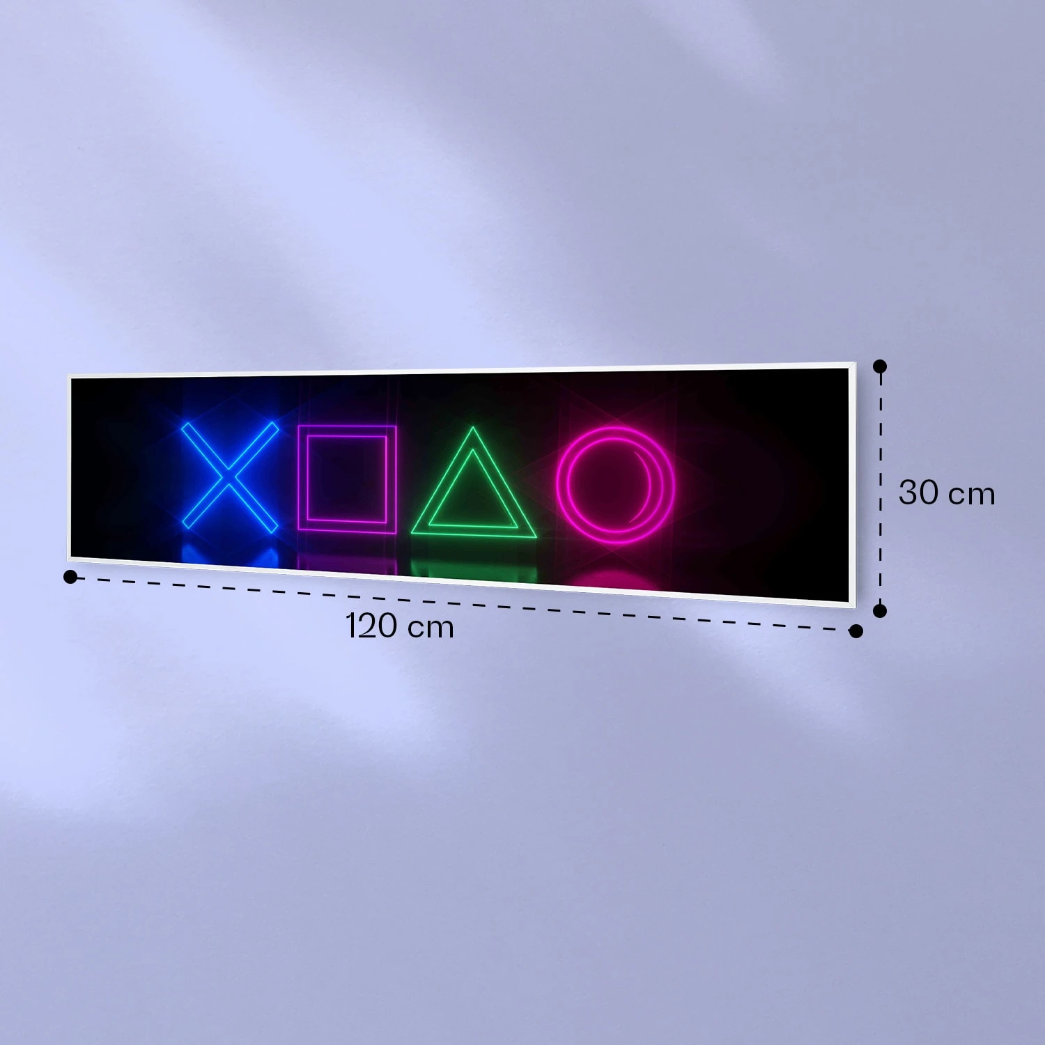 Wonderwall Air Art Smart Infrarotheizung Spiel 120x30cm 350W – Bild 7