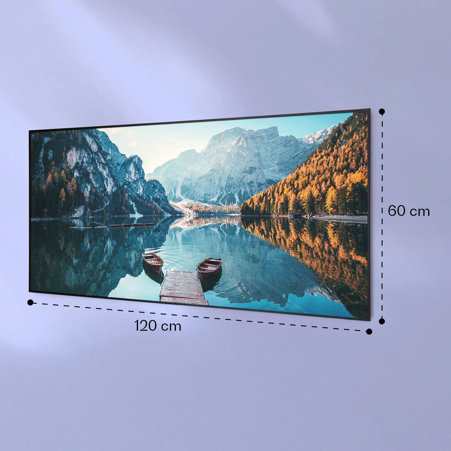 Wonderwall Air Art Smart Infrarotheizung See Horizontal 120x60cm 700W – Bild 7