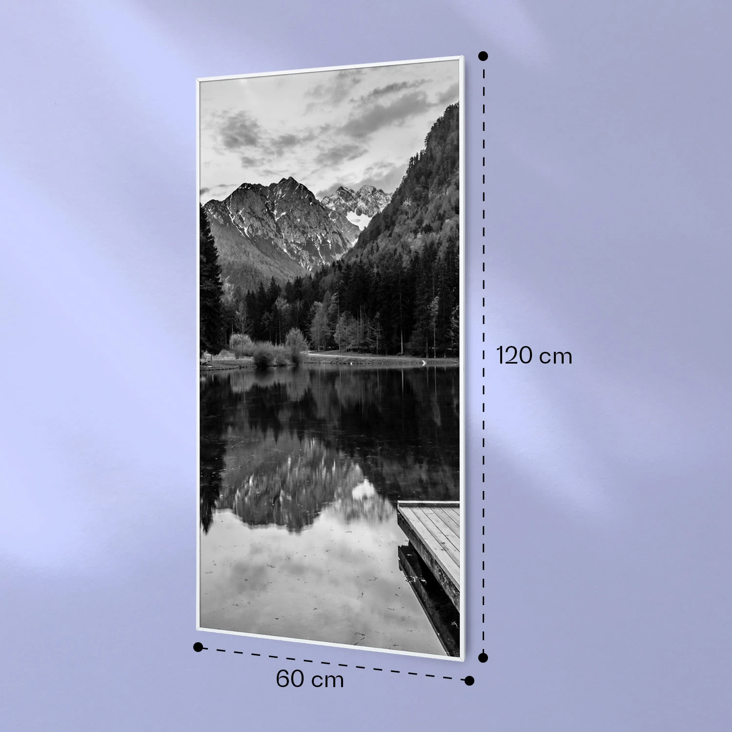 Wonderwall Air Art Smart Infrarotheizung See 60x120cm 700W – Bild 7