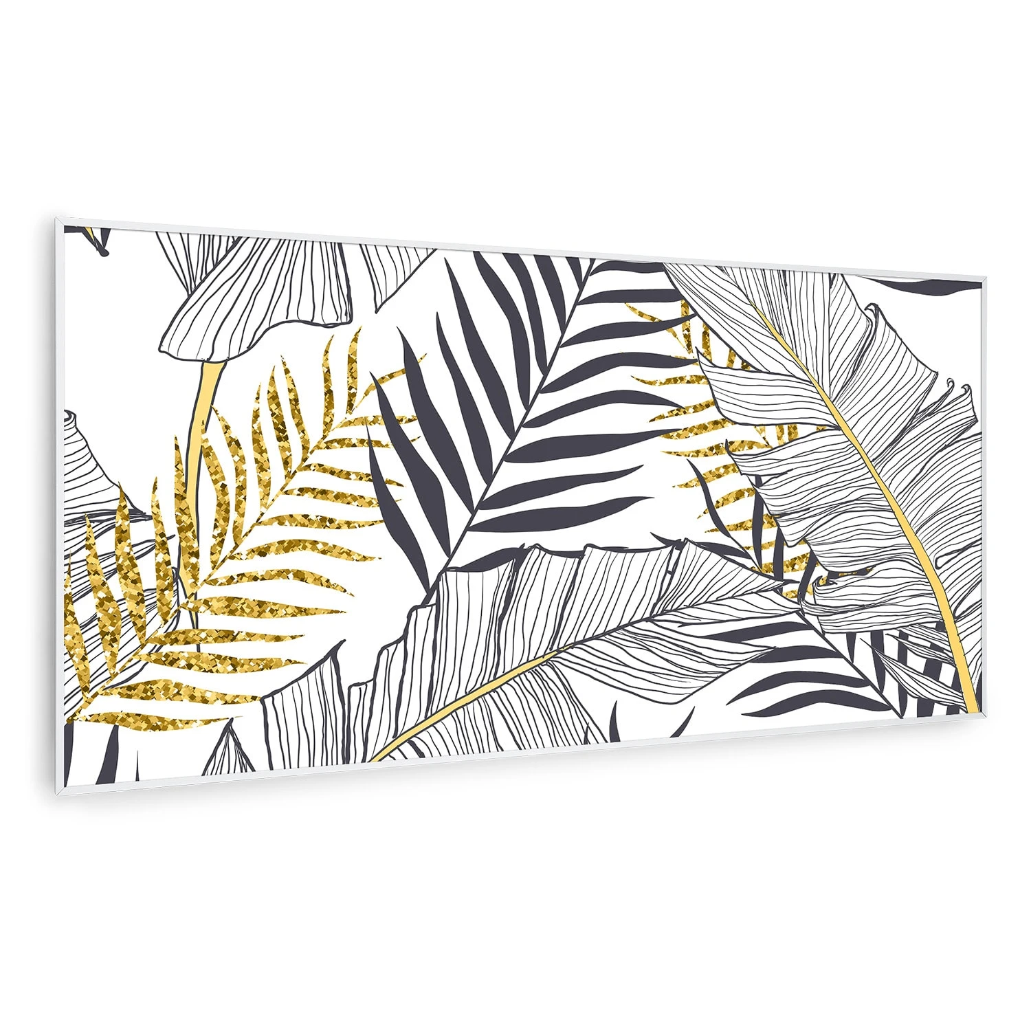 Wonderwall Air Art Smart Infrarotheizung Blatt 120x60cm 700W