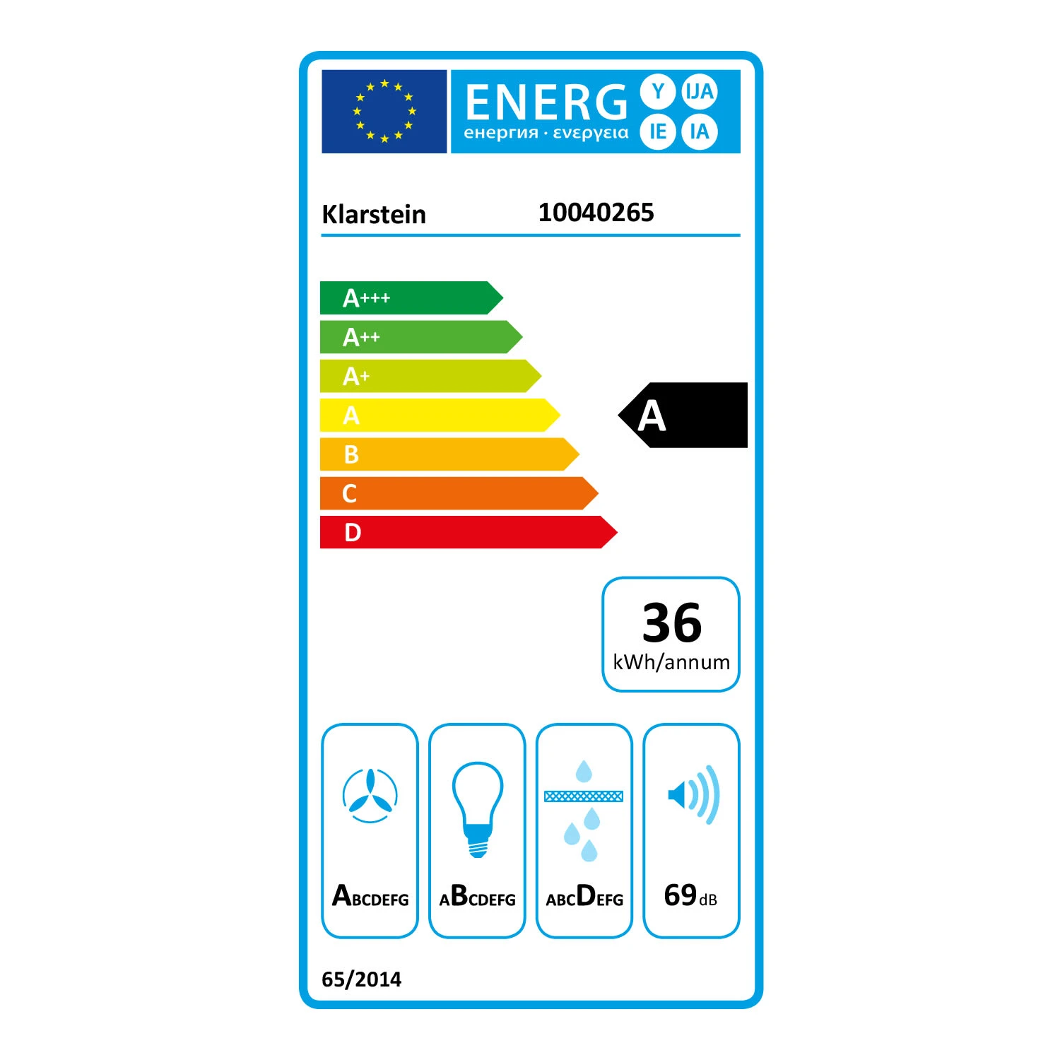 Montblanc 90 Dunstabzugshaube 610m³/h 165W 2x1,5W LED Reling – Bild 7