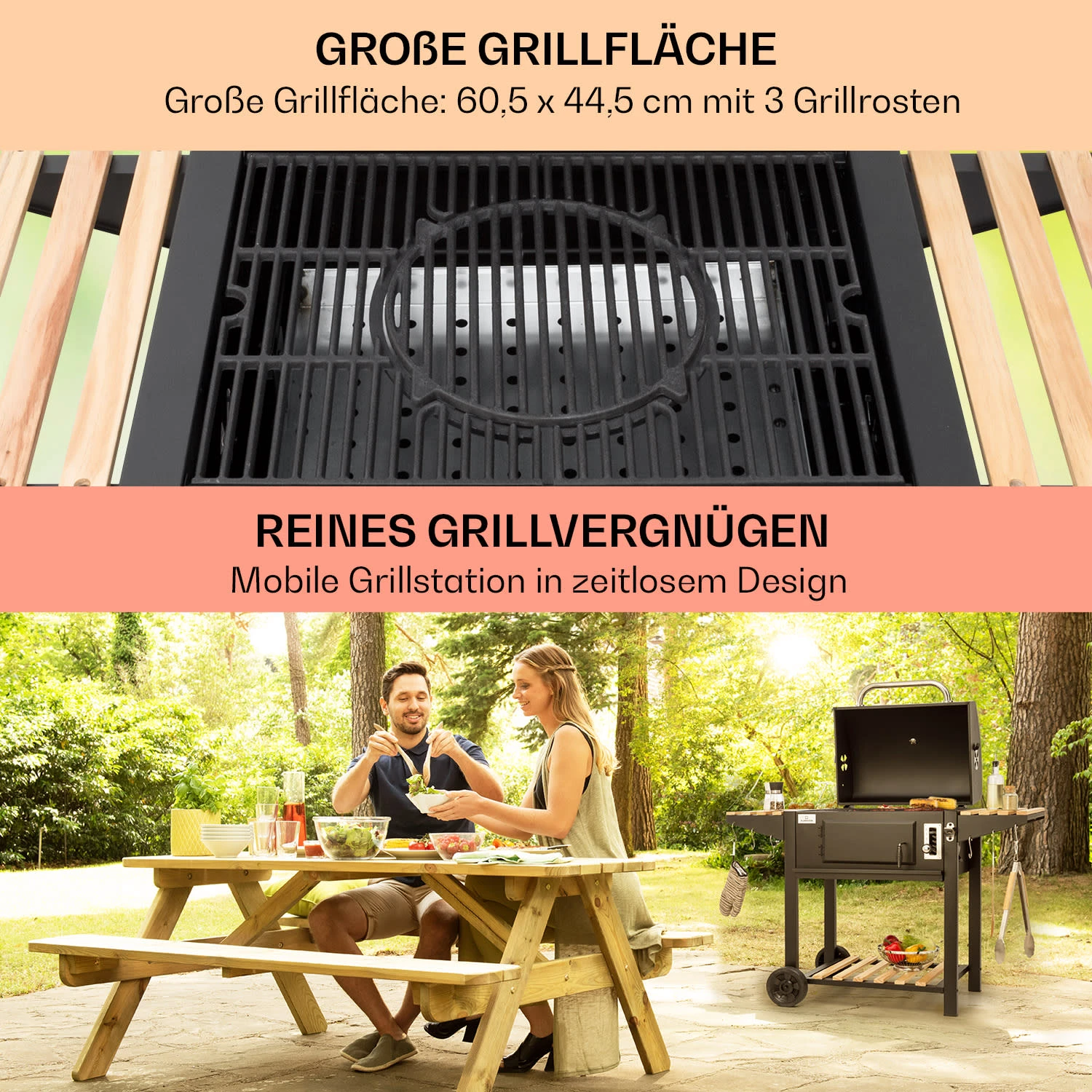 Aberdeen Single Holzkohlegrill – Bild 4