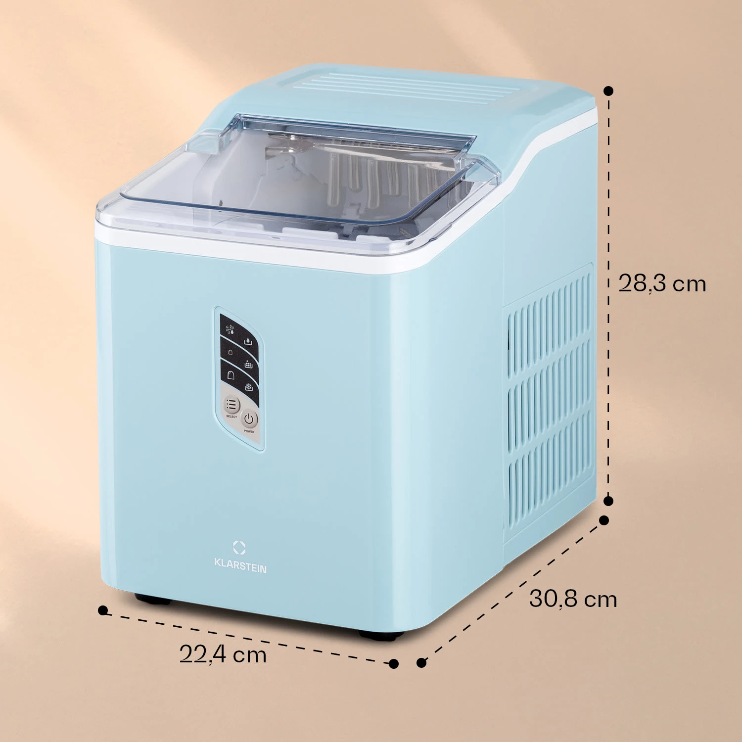 Albaron Eiswürfelmaschine Bullet-Eis 12 Kg / 24 H 1,5 Ltr. Display – Bild 7