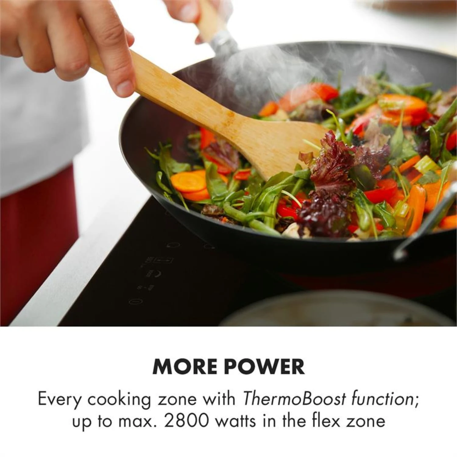 Kalahari Delicatessa Einbau-Ofen-Set Induktion 7000W 68Ltr Schwarz Edelstahl – Bild 9